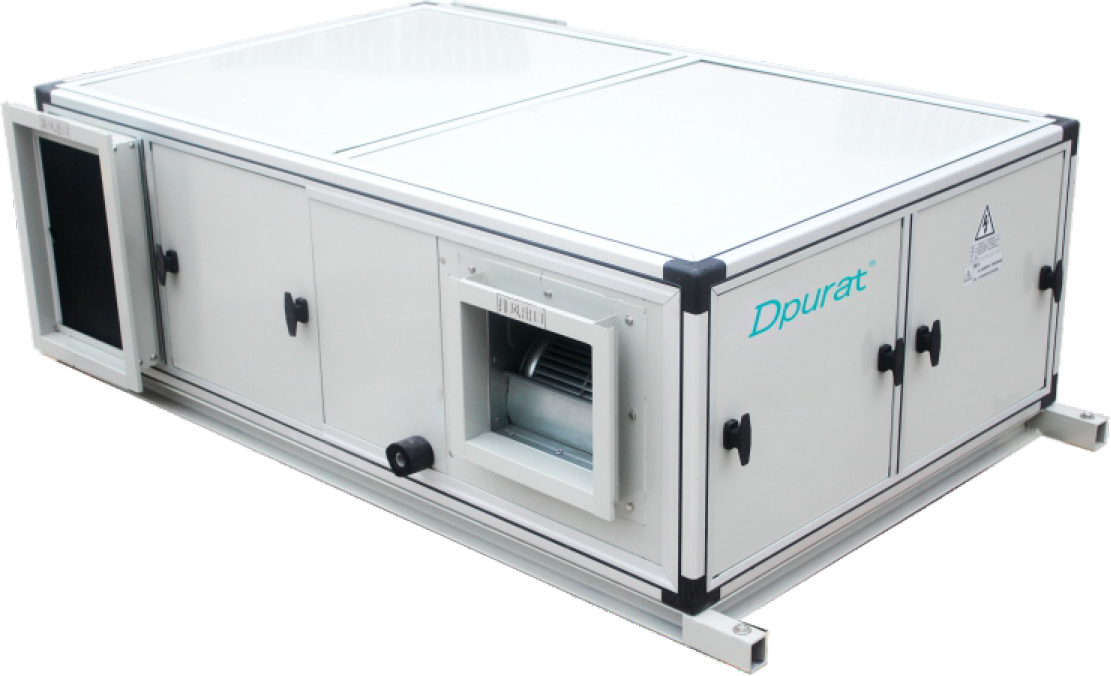 青岛一体化排风冷凝热回收机组（卧式）